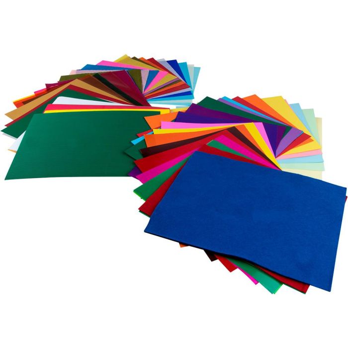 Bloc Trabajos Manuales Liderpapel Multiple Premium 240x315 mm 102 Hojas Colores Surtidos 3