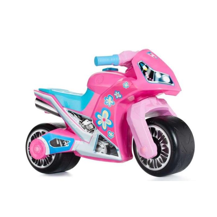 Correpasillos moto girl rosa 72 cm