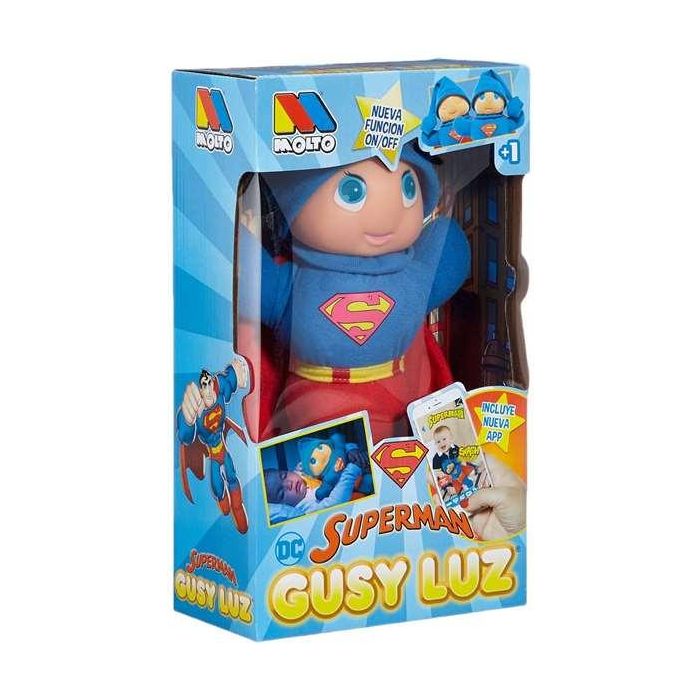 Peluche My Other Me Superman Gusy Luz 28 cm 4