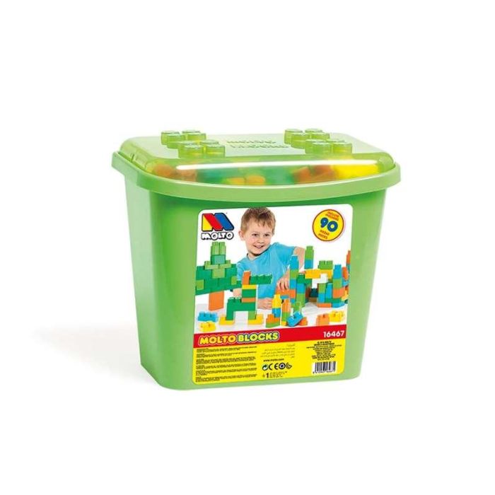 Juego de Construcción con Bloques Moltó (90 pcs) 1