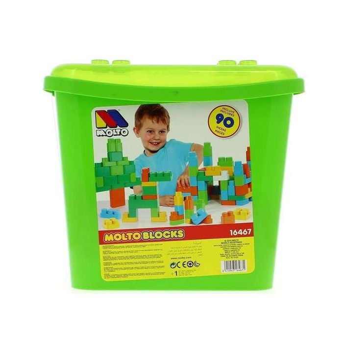 Juego de Construcción con Bloques Moltó (90 pcs) 6