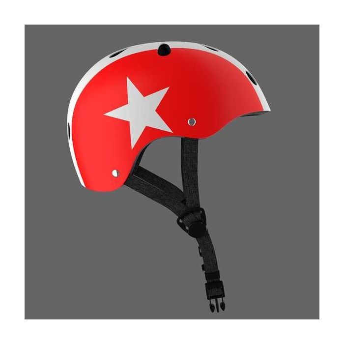 Casco Infantil Moltó Blanco Rojo 48-53 cm 1