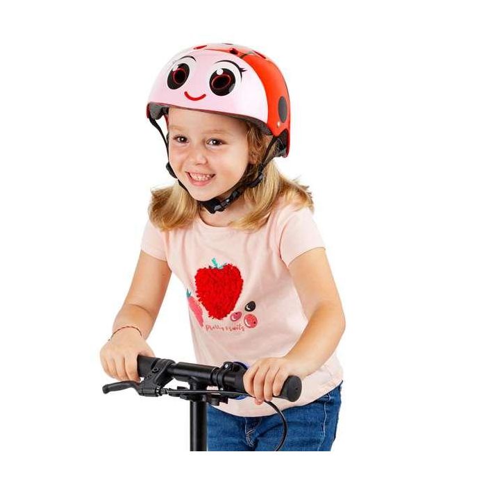 Casco de Ciclismo para Niños Moltó Rojo Mariquita 26 x 21 x 16,5 cm 3