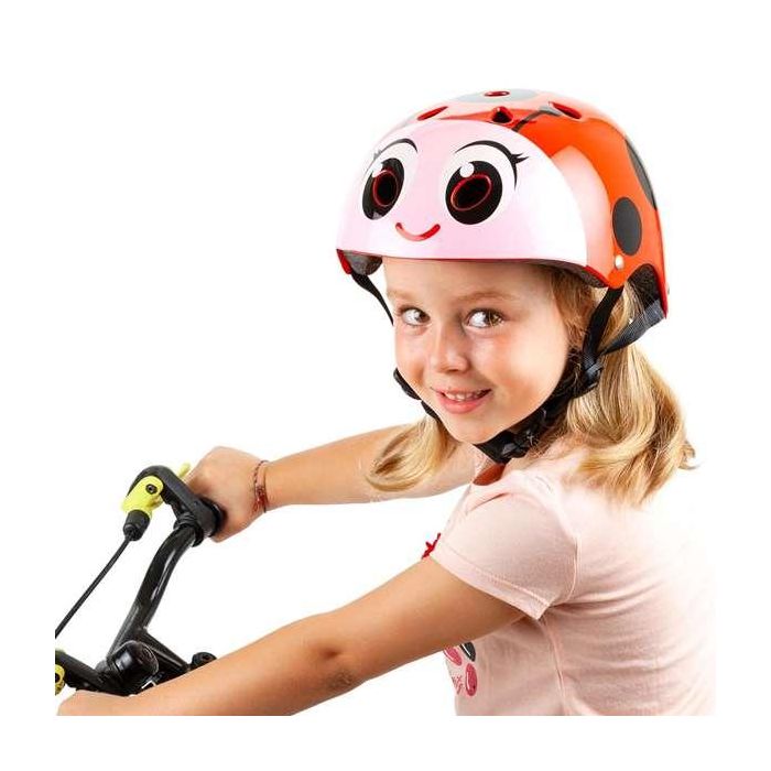 Casco de Ciclismo para Niños Moltó Rojo Mariquita 26 x 21 x 16,5 cm 5