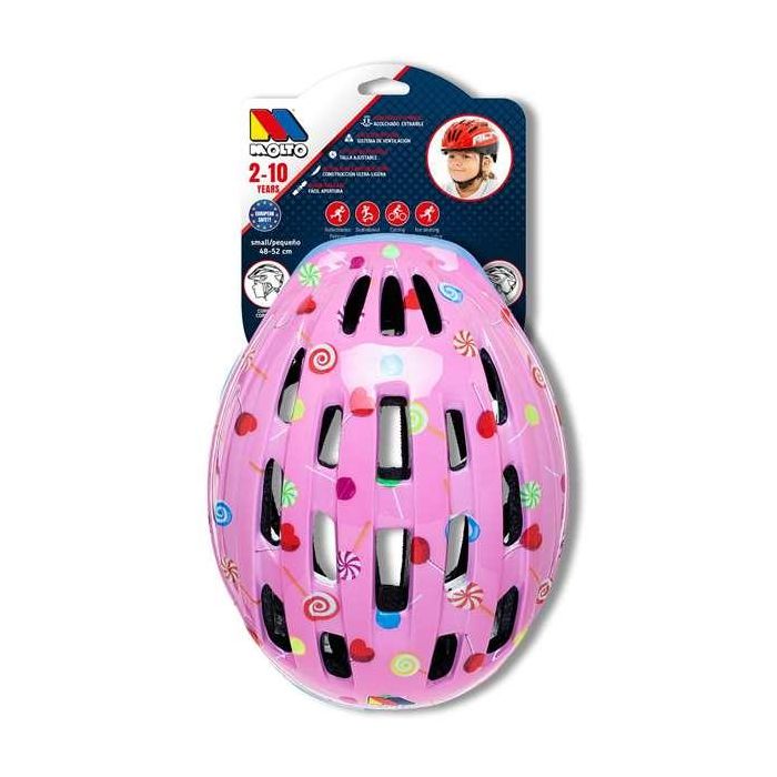 Casco de Ciclismo para Niños Moltó Rosa 48-53 cm 3