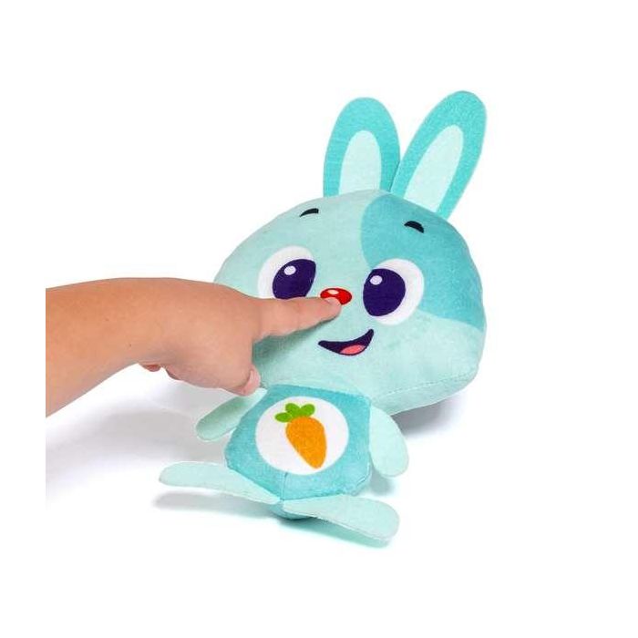 Peluche con Sonido Moltó Gusy luz Baby Bunny Turquesa 7,5 cm 2