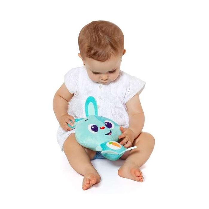 Peluche con Sonido Moltó Gusy luz Baby Bunny Turquesa 7,5 cm 5