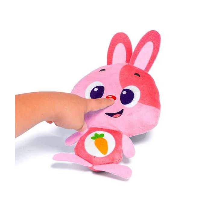 Peluche con Sonido Moltó Gusy luz Baby Bunny Rosa 7,5 cm 2