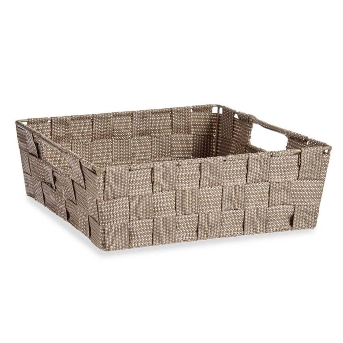 Cesta Tela Rect 23 Cm Natural Kipit (48 Unidades) 1 Cesta Tela Rect 23 Cm Natural Kipit (48 Unidades) 1