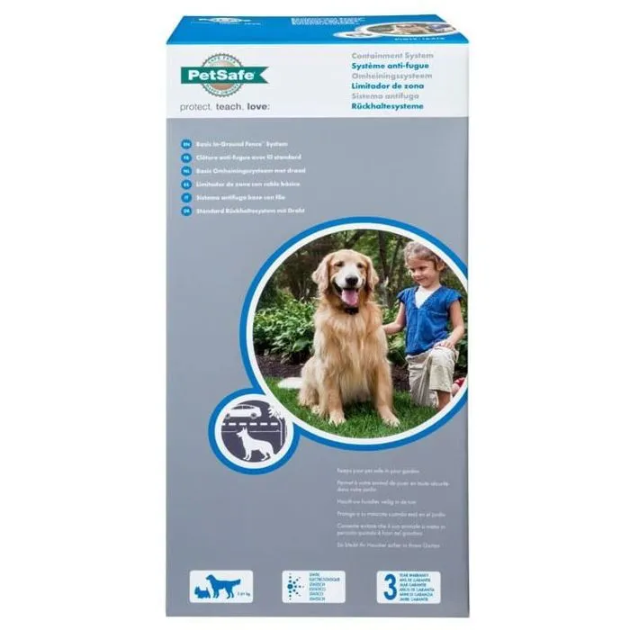 PETSAFE Valla Anti-Fugitivo para Perros Sistema Completo hasta 1.300 m2 Ampliable hasta 20.000 m2 con Señal Audible 3