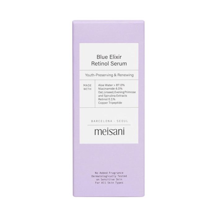 Meisani BLUE ELIXIR Retinol Serum Antiedad con Vitamina A para Textura y Colágeno - 15 ml 1