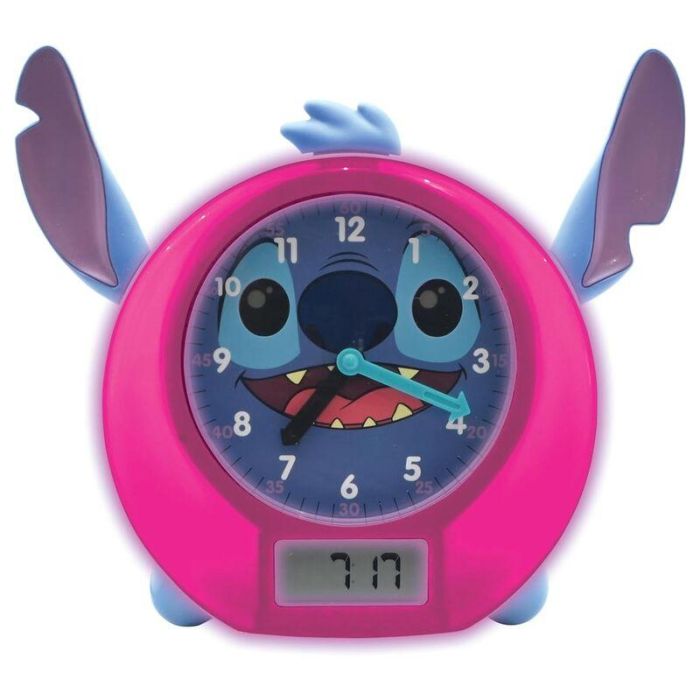 Reloj educativo cuentacuentos y luces Stitch Disney ingles 3