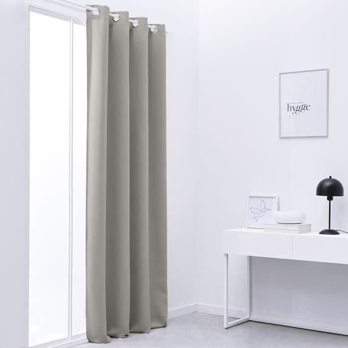 Cortina opaca lisa TODAY Essential - 140 x 240 cm - Dune Cortina opaca lisa TODAY Essential - 140 x 240 cm - Dune