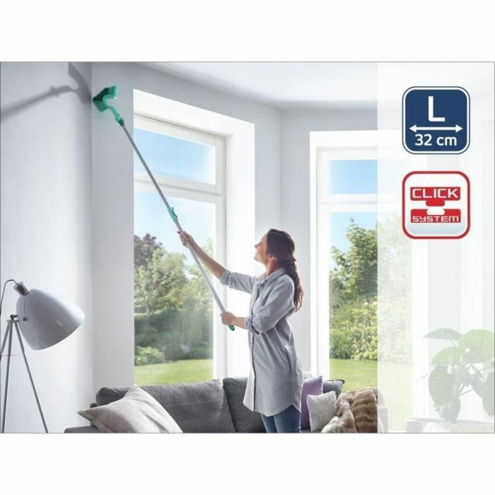 Leifheit 41524 - Cabeza de lobo polvoriento triangular 26 cm - Sistema Click - Limpieza con agua corriente 4