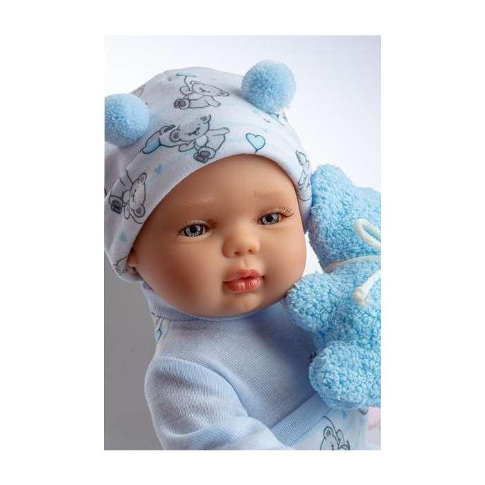Muñeca Baby Smile Pijama Azul 30 cm 1 Muñeca Baby Smile Pijama Azul 30 cm 1