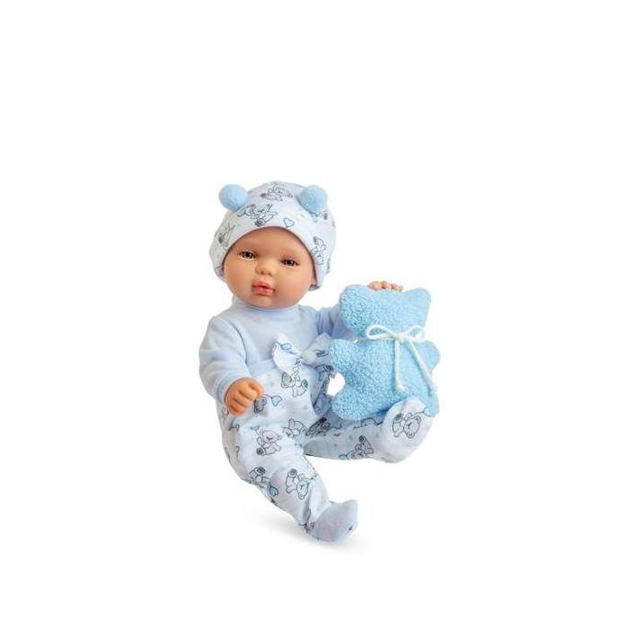 Muñeca Baby Smile Pijama Azul 30 cm 2 Muñeca Baby Smile Pijama Azul 30 cm 2
