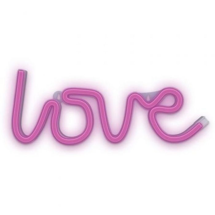 Luz Neon Forever Light Neon LED Love Pink/ Funciona a Pilas y USB