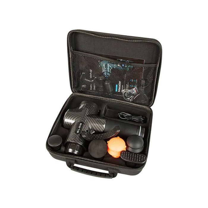 Masajeador de Mano Eléctrico Blow Wave 4000 Negro Gris 2200 mAh 6 Masajeador de Mano Eléctrico Blow Wave 4000 Negro Gris 2200 mAh 6