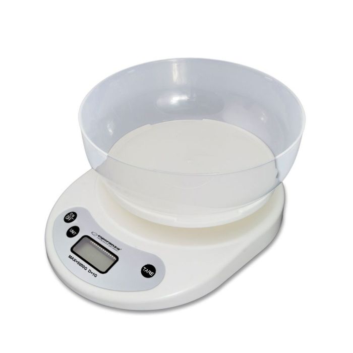 Báscula de Cocina Esperanza EKS007 Blanco 5 kg 2 Báscula de Cocina Esperanza EKS007 Blanco 5 kg 2
