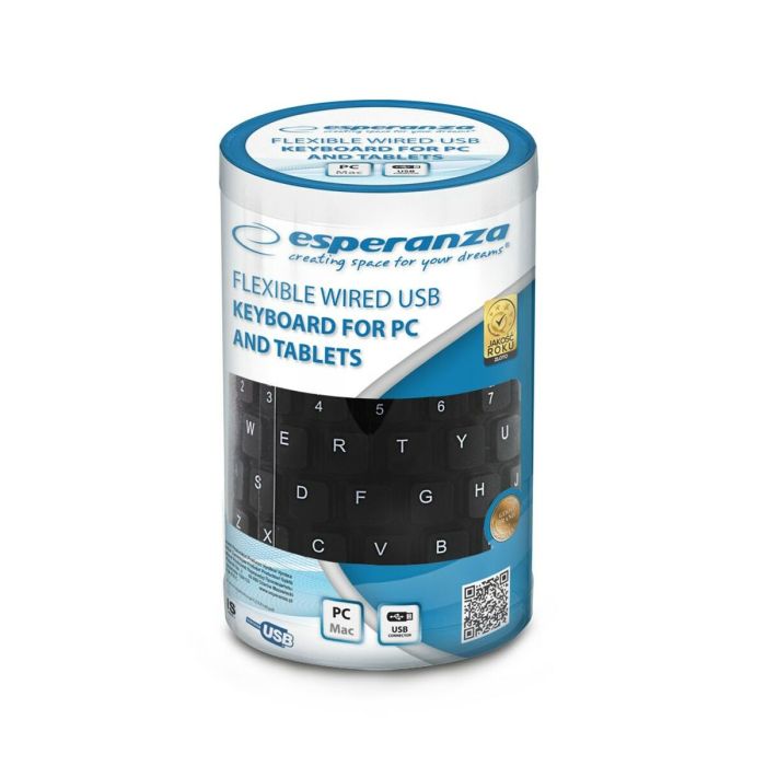 Teclado Esperanza EK140 Negro Polaco QWERTY 1 Teclado Esperanza EK140 Negro Polaco QWERTY 1