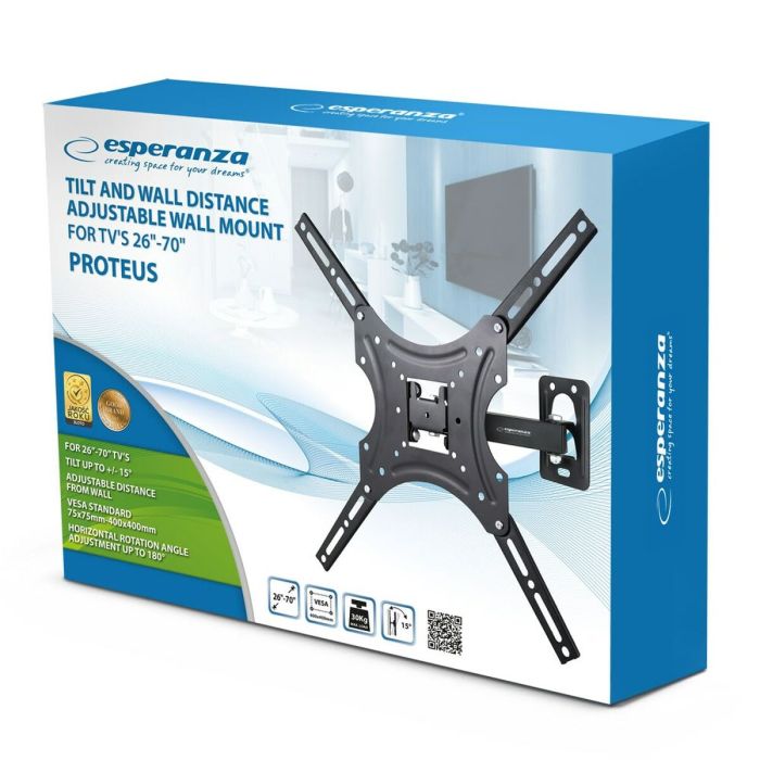 Soporte TV Esperanza ERW015 70" 26" 30 Kg 2 Soporte TV Esperanza ERW015 70" 26" 30 Kg 2