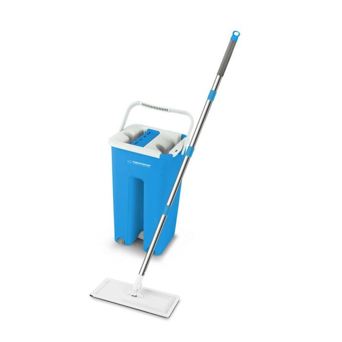 Mopa Fregona con Cubo Esperanza EHS004 Azul Blanco Microfibra 0 Mopa Fregona con Cubo Esperanza EHS004 Azul Blanco Microfibra 0