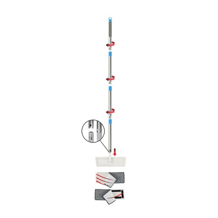 Mopa Fregona con Cubo Esperanza EHS004 Azul Blanco Microfibra 1 Mopa Fregona con Cubo Esperanza EHS004 Azul Blanco Microfibra 1