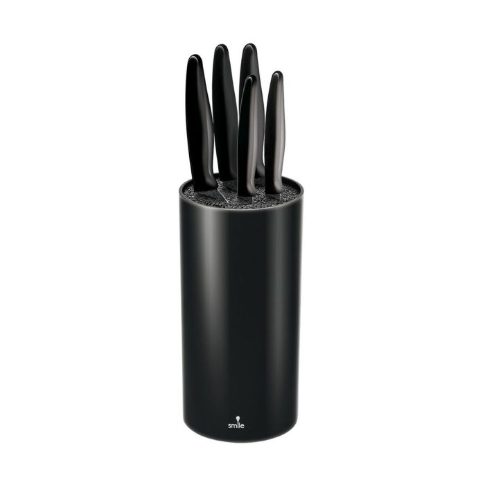 Set de Cuchillos Smile SNS-3 Negro Acero Inoxidable Plástico 6 Piezas 0 Set de Cuchillos Smile SNS-3 Negro Acero Inoxidable Plástico 6 Piezas 0