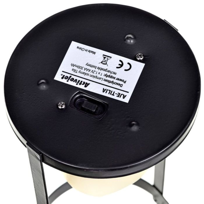 Farol LED Activejet AJE-TILIA Jardín Negro Plástico 1