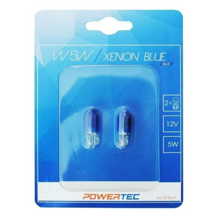 Powertec Xenon Blue W5 W 10 5 W 12 V Wedge Blue Blister MTECPTZXB12-02B Powertec Xenon Blue W5 W 10 5 W 12 V Wedge Blue Blister MTECPTZXB12-02B