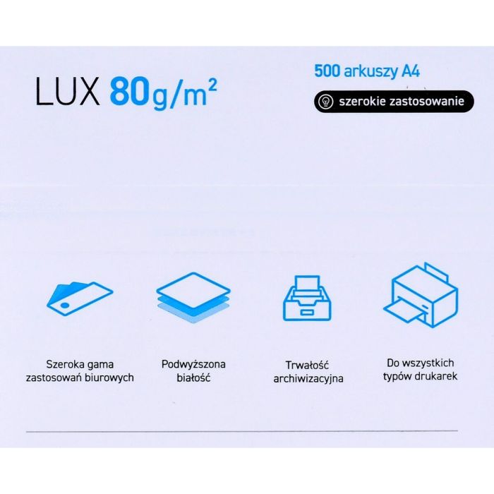 Papel para Imprimir POL International Paper Lux Blanco A4 500 Hojas 1 Papel para Imprimir POL International Paper Lux Blanco A4 500 Hojas 1