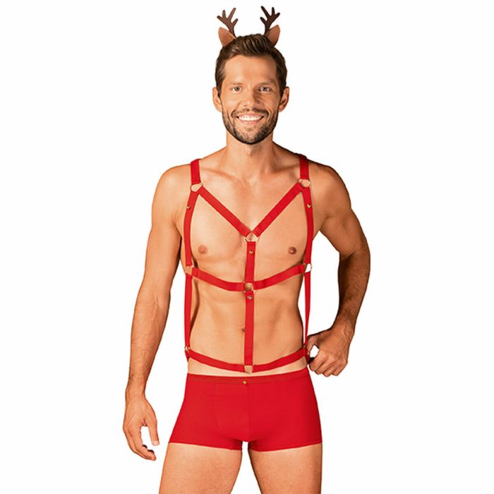 Disfraz para Adultos Obsessive Mr Reindy 1
