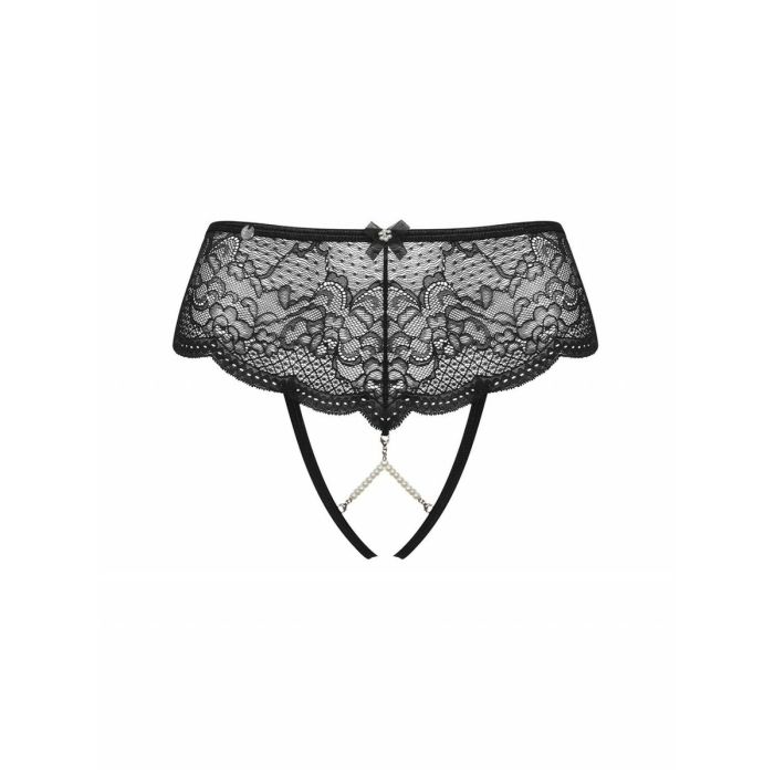 Tanga Obsessive Pearlove Negro XS/S 2