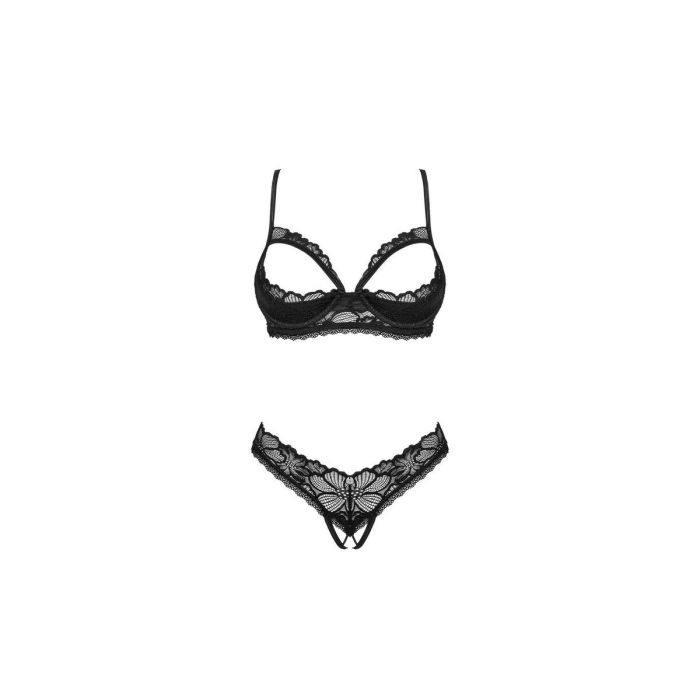 Conjunto de Lencería Obsessive Negro M/L 3