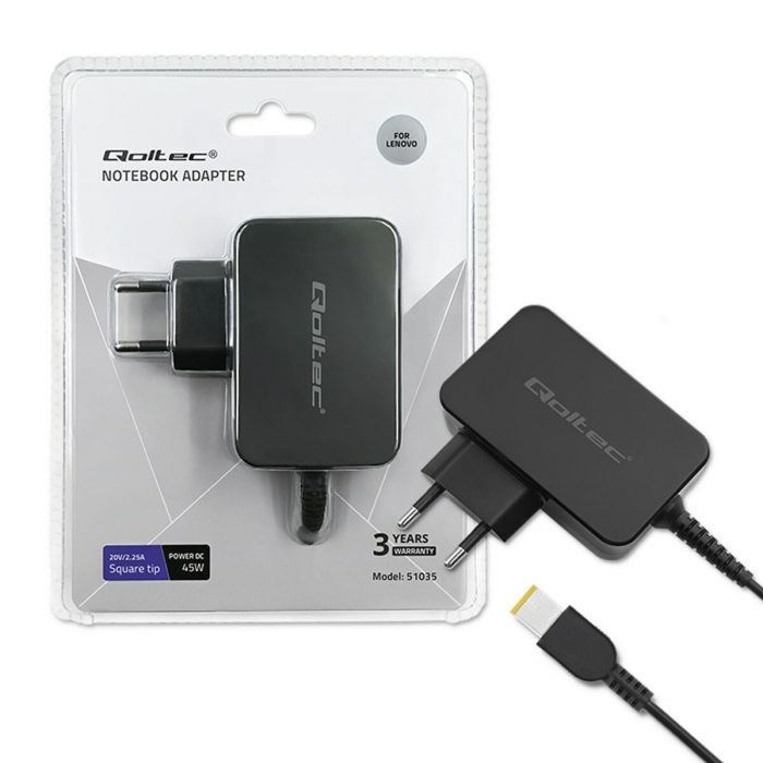 Cargador para Portátil Qoltec 51035 45 W 5 Cargador para Portátil Qoltec 51035 45 W 5