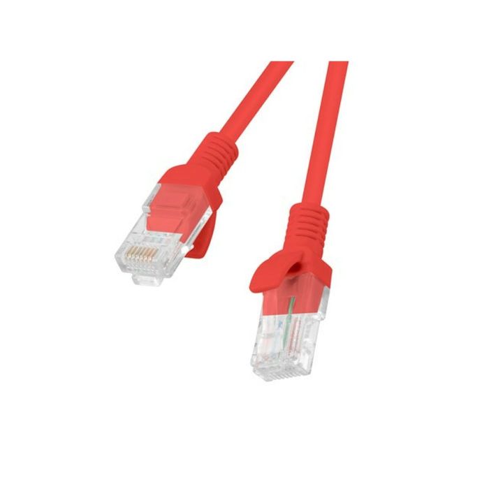 Cable de Red Rígido UTP Categoría 6 Lanberg Rojo 3 m