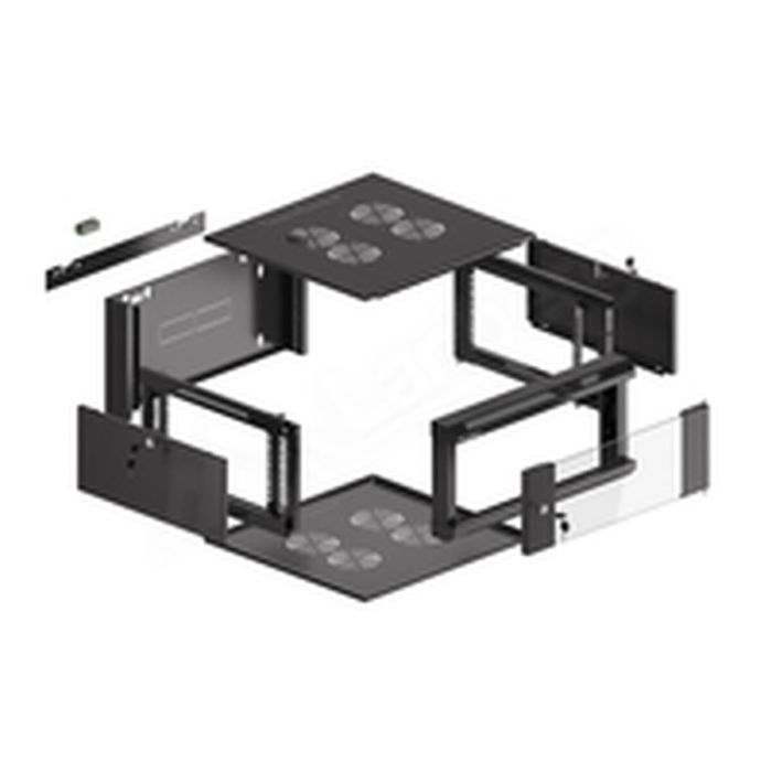 Armario Rack Mural Lanberg WFFA-5604-10B 12 Armario Rack Mural Lanberg WFFA-5604-10B 12