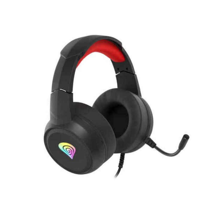 Auriculares Bluetooth con Micrófono Genesis NSG-1609 Rojo Negro Multicolor