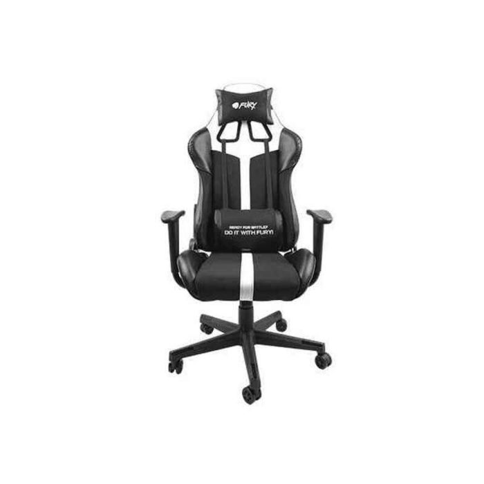 Silla Gaming Fury Avenger XL Negro Blanco Silla Gaming Fury Avenger XL Negro Blanco