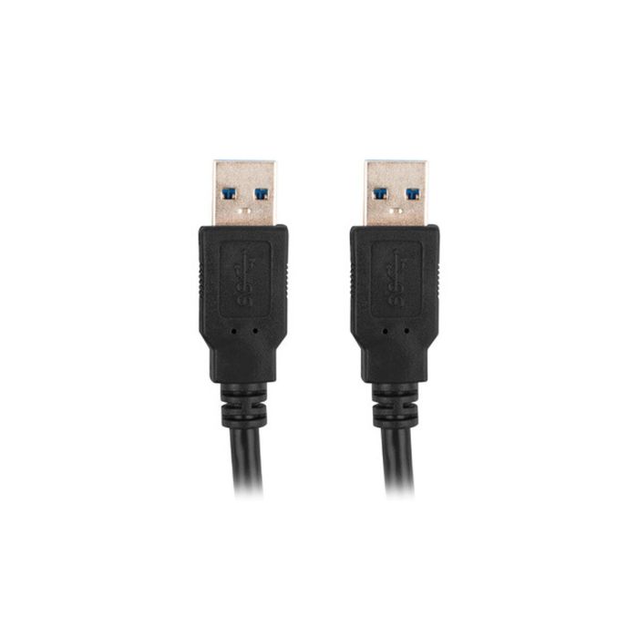 Cable USB Lanberg CA-USBA-30CU-0010-BK 1 m 1