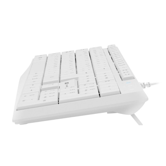 Teclado Natec NAUTILUS SLIM Blanco Qwerty Español 1