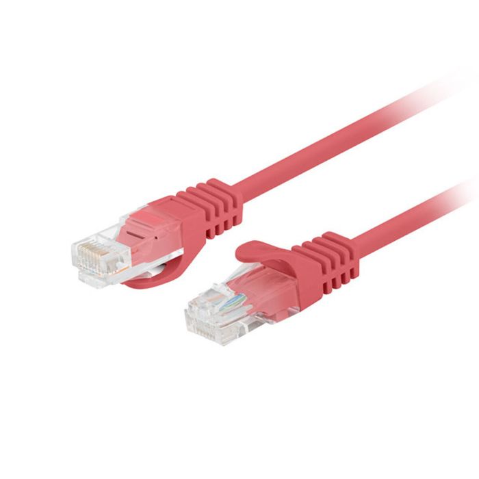Cable de Red Rígido UTP Categoría 6 Lanberg PCU6-20CC-0100-R Rojo 1 m