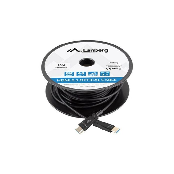 Cable HDMI Lanberg CA-HDMI-30FB-0200-BK 20 m 3