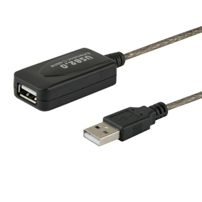 Cable Alargador USB Savio CL-76 Blanco Negro 5 m Cable Alargador USB Savio CL-76 Blanco Negro 5 m