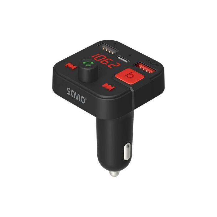 Reproductor MP3 y Transmisor FM para Coche Savio TR-15 Reproductor MP3 y Transmisor FM para Coche Savio TR-15