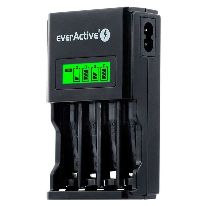 Cargador de Pilas EverActive NC450B Baterías x 4 Cargador de Pilas EverActive NC450B Baterías x 4