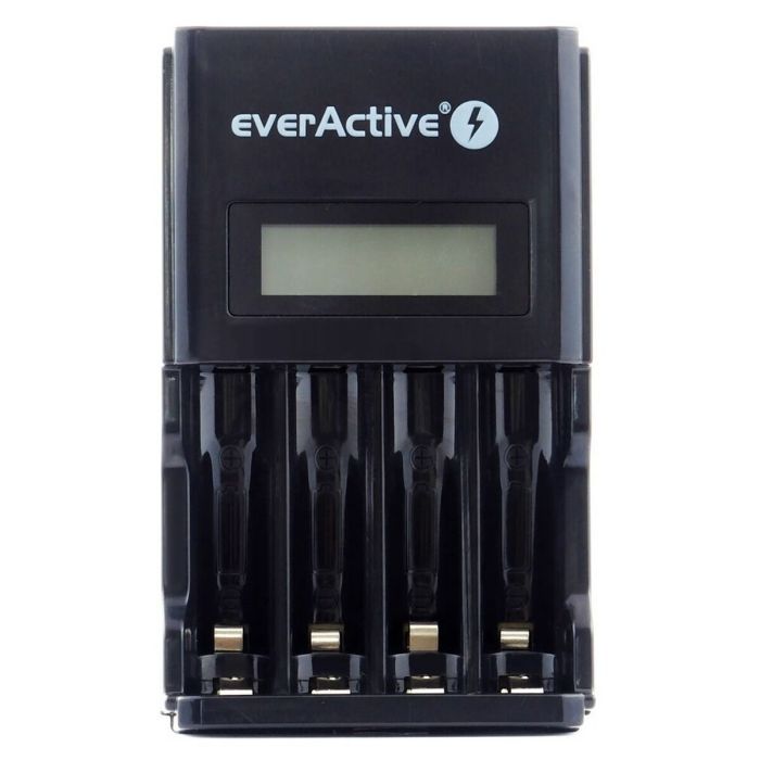 Cargador de Pilas EverActive NC450B Baterías x 4 6 Cargador de Pilas EverActive NC450B Baterías x 4 6