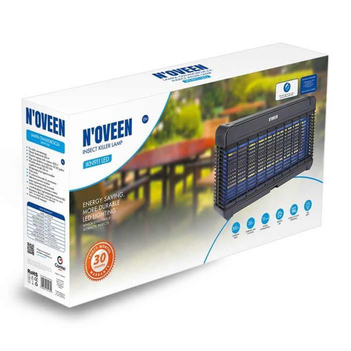 Lámpara Antimosquitos N'oveen IKN911 Negro ABS 47 x 26,3 x 10 cm (2 Unidades) 6