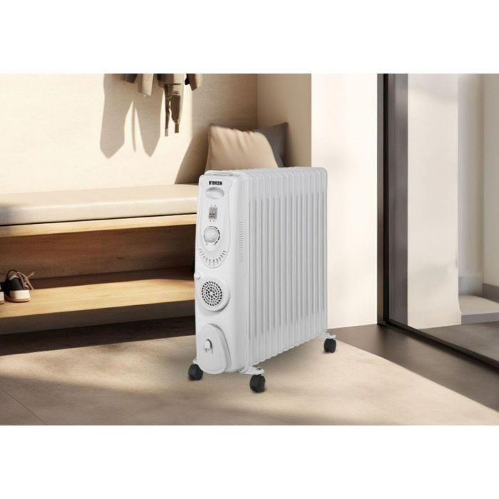 Radiador de Aceite N'oveen OH150199 Blanco 2900 W 6 Radiador de Aceite N'oveen OH150199 Blanco 2900 W 6