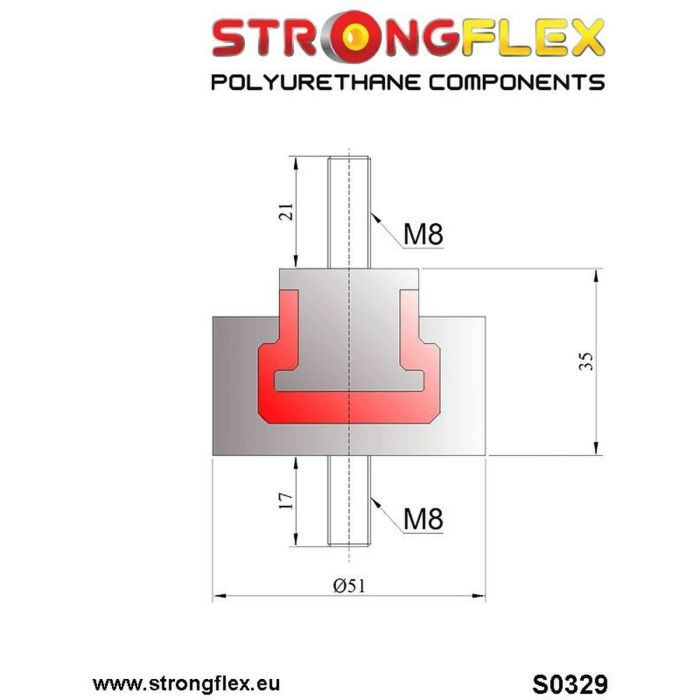 Silentblock Strongflex STF031929B 0 Silentblock Strongflex STF031929B 0
